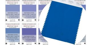 PANTONE® COTTON SWATCH CARD in 2 626 UNIQUE COLORS double-l...